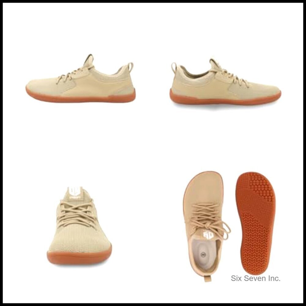Minimalist Barefoot Sneakers Zero Drop Sole Wide Toe Box Fashion Shoes - Picture 3 of 7